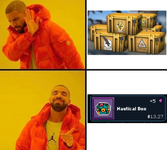 RPobeditel's tweet image. Looks like an easy choice just don’t blink, or you might miss it. Today’s the last day to grab them at @playgigaverse!
