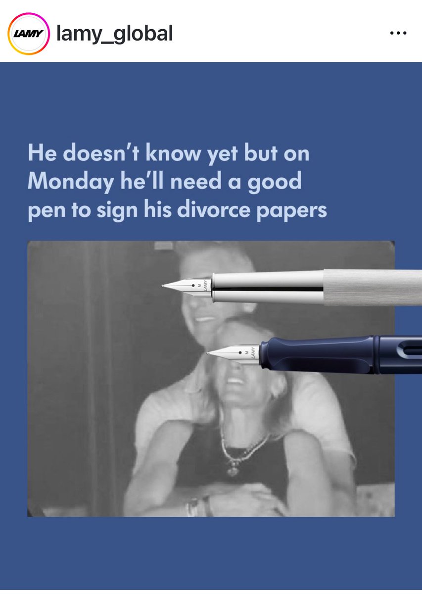 RobbieMeriales's tweet image. Badass IG post by Lamy
🖊️🖊️🖊️