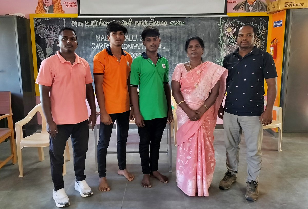 ishavidhya's tweet image. Zonal Sports Champs
Congratulations to Isha Vidhya Dharmapuri’s under-17 and 19 girls basketball teams and two Class 12 carrom contestants who emerged winners at the zonal tournaments with their skill, teamwork, and determination.
They will now compete at the district level.