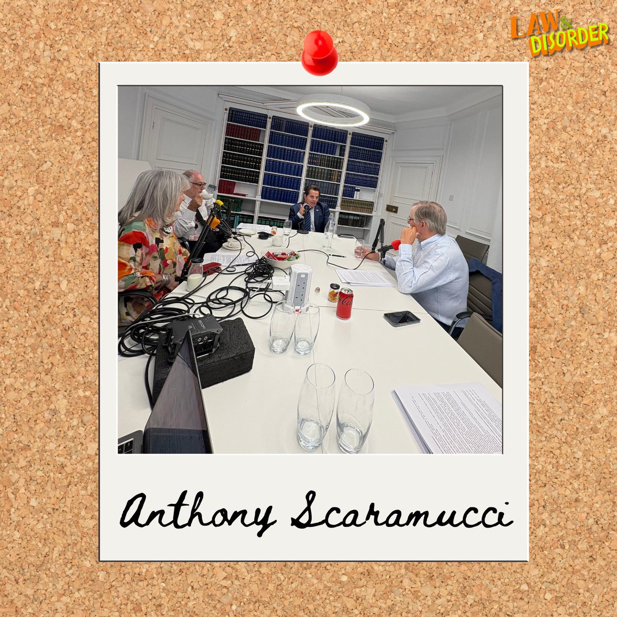 Law & Disorder (@lawdisordershow) on Twitter photo A pleasure to be joined on the show this week by <a href="/Scaramucci/">Anthony Scaramucci</a>, for a wide-ranging discussion and debate about Donald Trump and the rule of law.
Listen on Spotify: open.spotify.com/episode/4pm8sF…
Listen on Apple: podcasts.apple.com/gb/podcast/law… A pleasure to be joined on the show this week by <a href="/Scaramucci/">Anthony Scaramucci</a>, for a wide-ranging discussion and debate about Donald Trump and the rule of law.
Listen on Spotify: open.spotify.com/episode/4pm8sF…
Listen on Apple: podcasts.apple.com/gb/podcast/law…