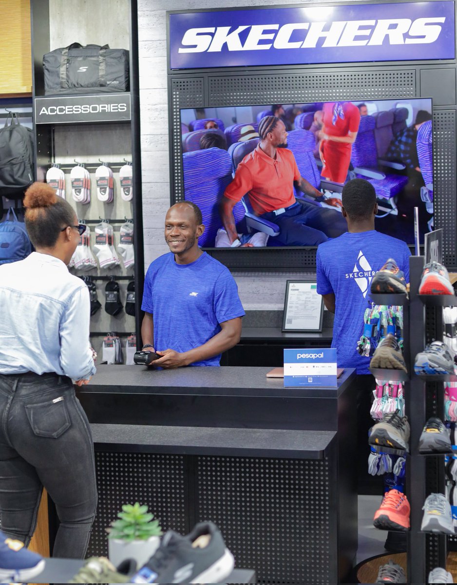 LuckyMbabazi's tweet image. I'm heading to Acacia Mall today to support my friends at Skechers store for their grand opening. Feel free to pass by and get yourself comfi, stylish,cool shoes.🤪