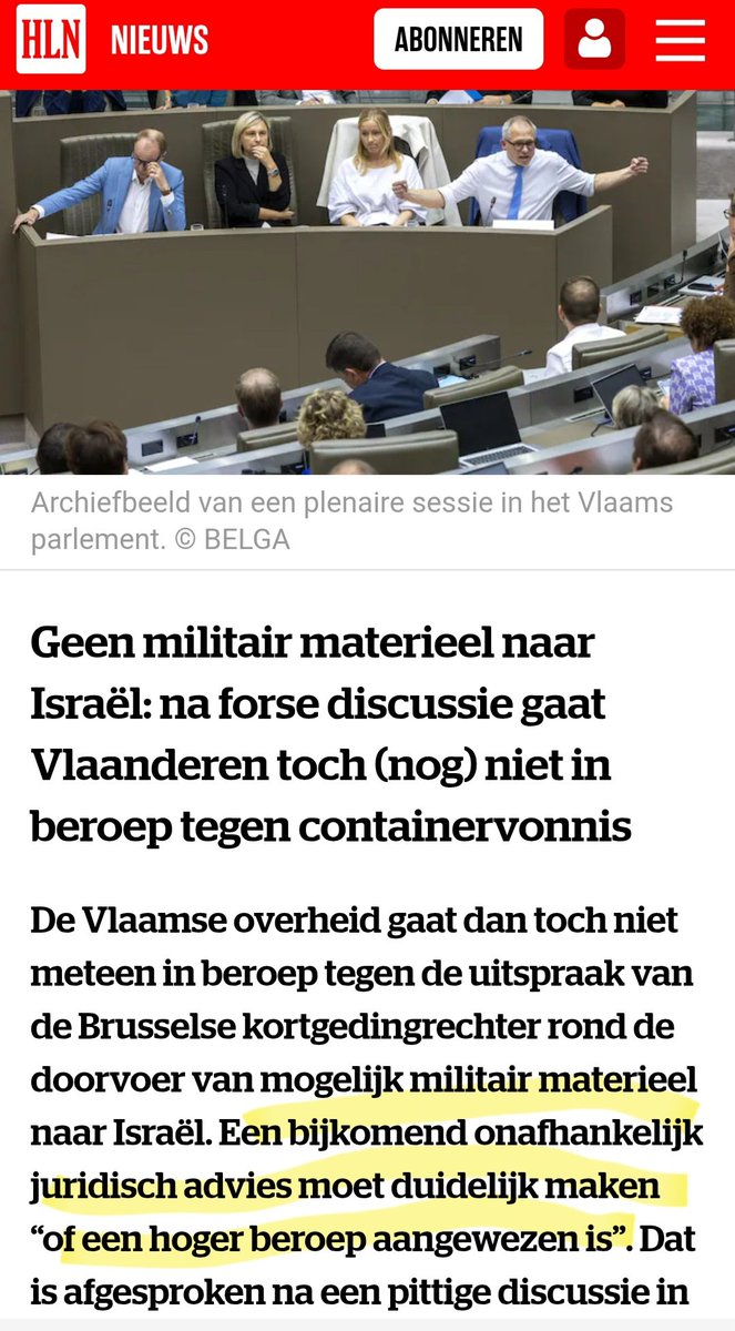 TomVandendriese's tweet image. Het is een legitieme keuze om geen militair materieel naar Israël te sturen. Dat is een politieke en geen juridische keuze. De machtsgree van de juristocratie op de democratie moeten we stoppen door politieke antwoorden. Niet door een 'onafhankelijk juridisch advies'. Alsof…