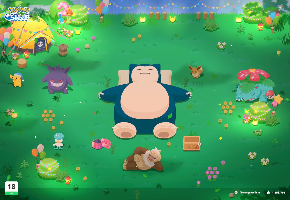 RezWolfJT's tweet image. #PokemonSleep2nd! #PokemonSleep
Past our bedtime Ingr Team