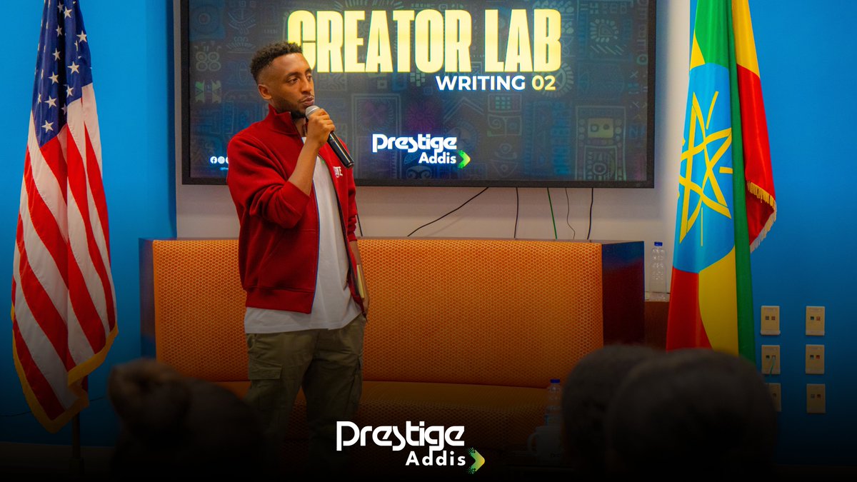 prestigeaddis's tweet image. A powerful session at Creator Lab with Semangngeta Aychiluhem!
He shared his journey, film insights, and inspired the next wave of storytellers.
Thank you for the energy and wisdom!
@prestigeaddis #CreatorLab #FilmEthiopia #Storytelling #usa #usembassy @USEmbassyAddis