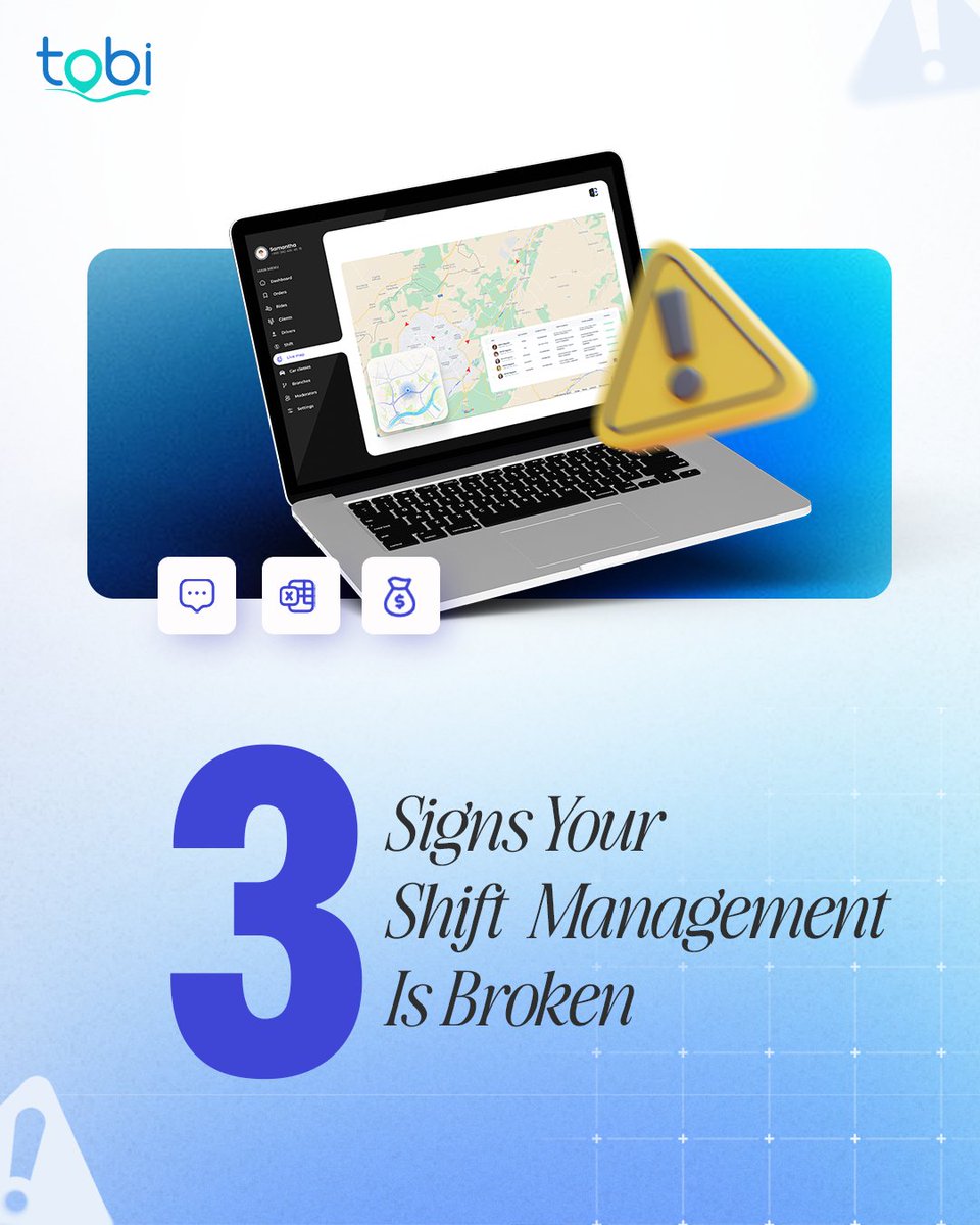 TobiSoftware's tweet image. Still using texts &amp;amp; spreadsheets to manage shifts? That means missed hours &amp;amp; stressed drivers. Tobi simplifies scheduling—accurate, efficient, effortless.

👉 Ready for better? Book your demo: tobicloud.com/request-a-demo
#TobiSoftware #NEMT #DriverScheduling