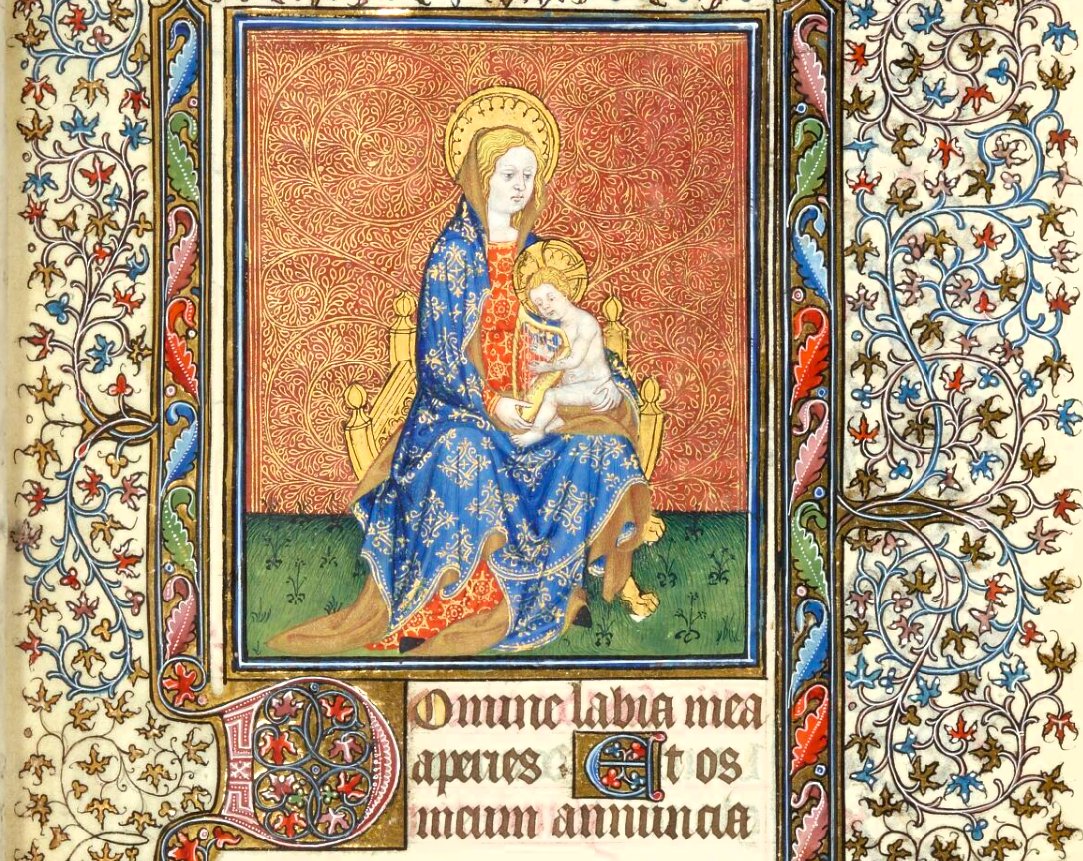 VirDesideriorum's tweet image. In medieval art, the harp is depicted as an attribute of King David singing psalms or as an instrument played by angels before God's throne. A baby Jesus holding a harp in his mother Mary's lap, however, is a rare motif.
Since ancient times, the harp has also been interpreted in…