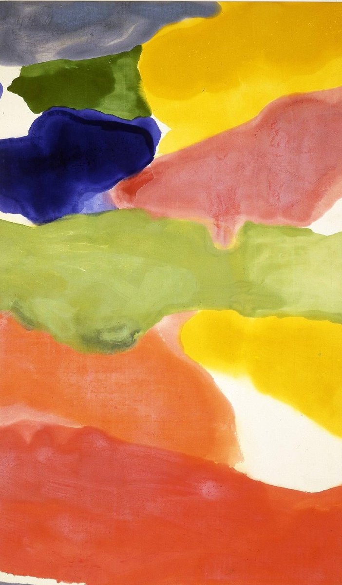 lolaterolv's tweet image. "Los cuadros poseen su propio y bello orden de trabajo, igual que la naturaleza"
🎨Helen Frankenthaler