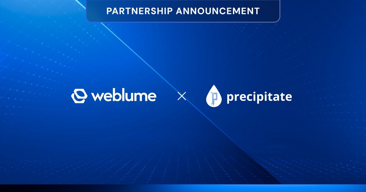 PrecipitateAI's tweet image. Partnership Announcement: Precipitate Protocol 🤝WeblumeAI.
We’re excited to partner with @WeblumeAI , the fastest way to launch Smart Contracts, dApps & Websites in Web3.
Powered by their native $WLAI token, Weblume supports the next generation of Web3 creators by removing…
