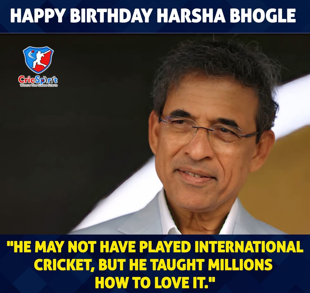 KSMahendranBJP's tweet photo. Happy birthday @bhogleharsha  ❤️ https://t.co/eBBoik4jaj