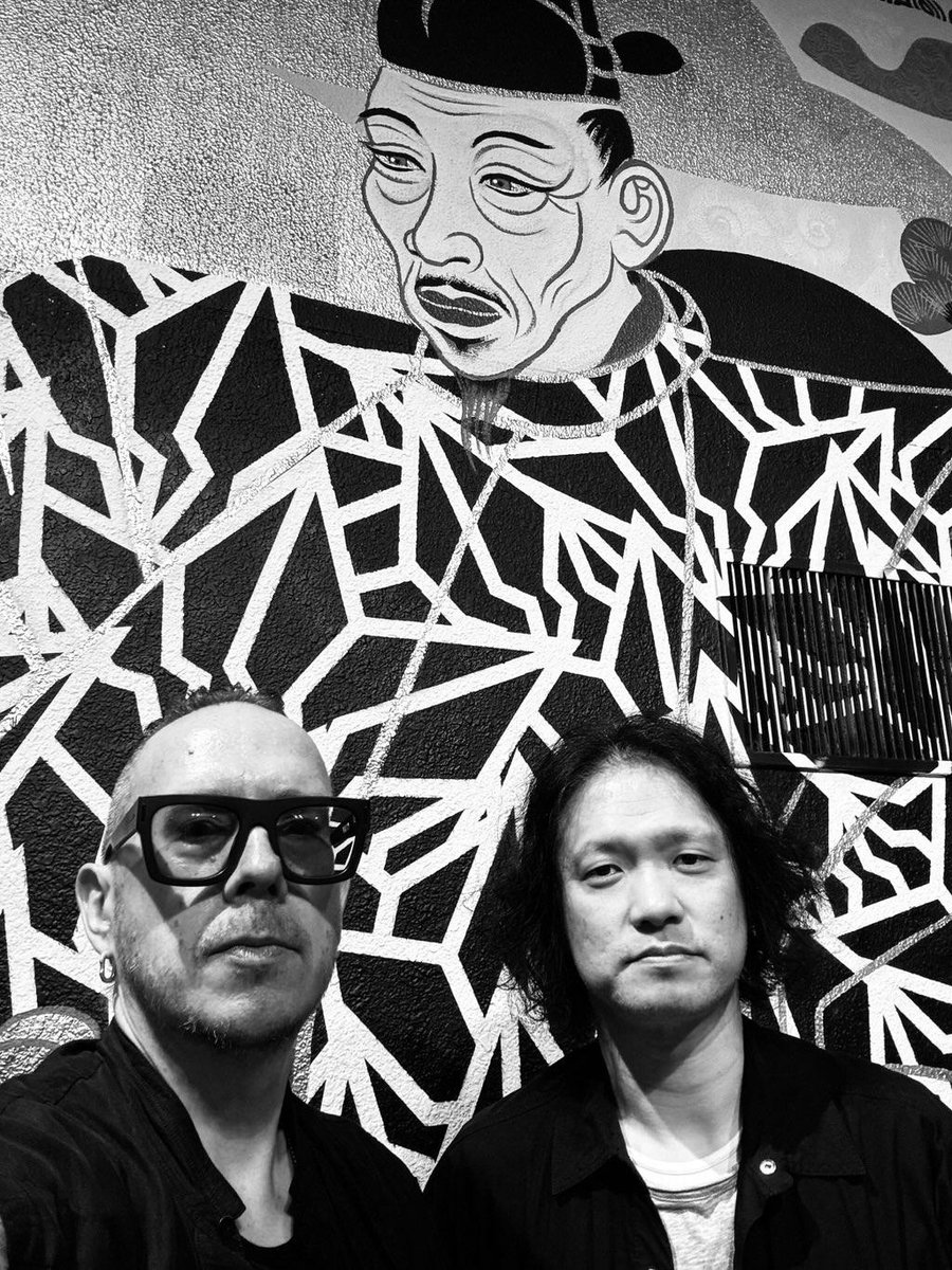 ryujitakeuchi's tweet image. That moment when I had the 4th private NY - Osaka Electronic Music Conference in Osaka with @BLACKASTEROID 🍜☕ #electronic #industrial #techno #music #conference #Osaka #Japan