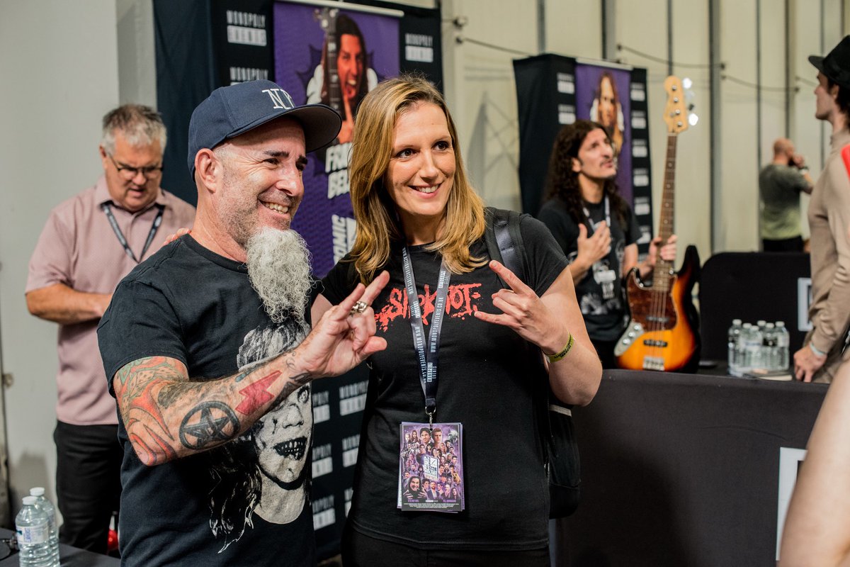 comconmidlands_'s tweet image. Rockin' out with Scott Ian from Anthrax 馃
馃摲: Adam Atkinson