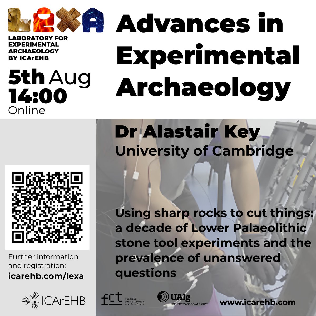 tomosproffitt's tweet image. Were excited to announce the next @ICArEHB LEXA seminar? Join us Aug 5 at 14:00 (BST) with Dr. Alaistair Key (@Cambridge_Uni) exploring Lower Palaeolithic technology experiments! Free event - register now: icarehb.com/lexa/