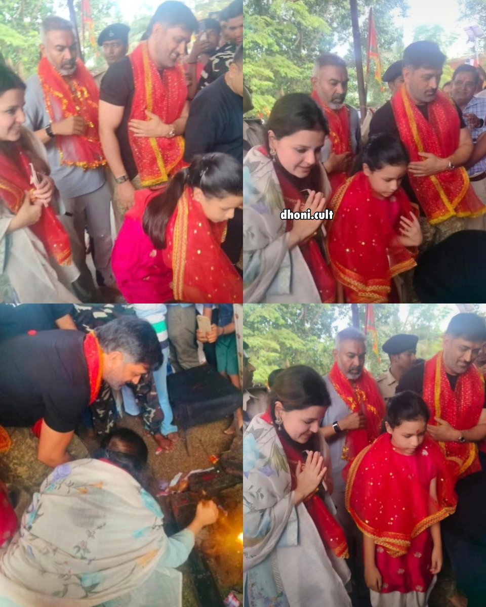 Pictures of the day ❤️

MS Dhoni Family Visited Dewri Mandir at Ranchi 🥰