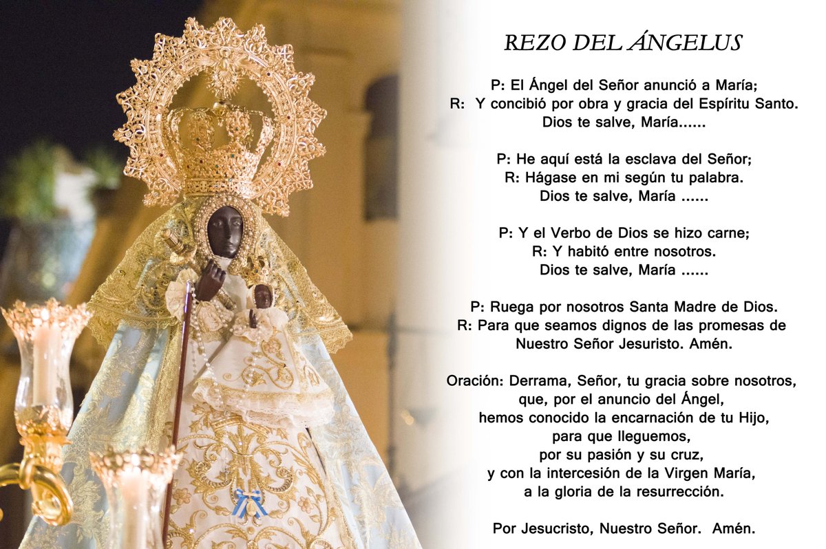 HdadGuadalupe's tweet image. 🕛 A las 12h. te animamos a participar en el rezo del #Ángelus.
#LaHoradeMaría #GuadalupeSevilla