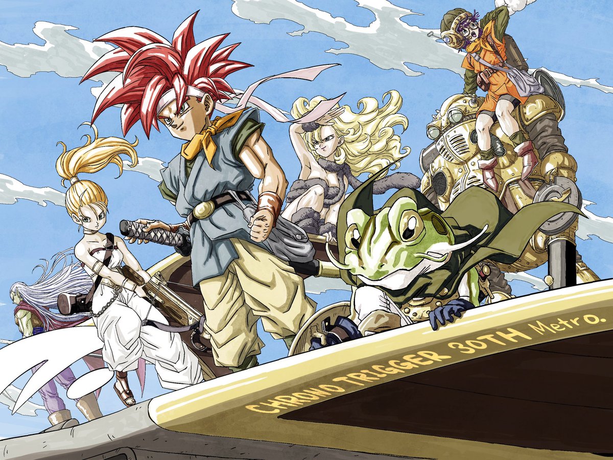 metropolizet's tweet image. 時の引き鉄
#クロノトリガー #ChronoTrigger #イラスト