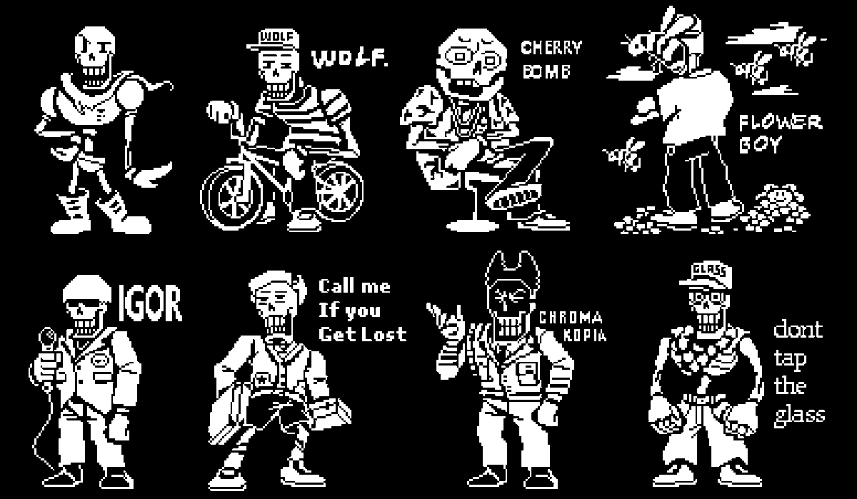 #zalcuzidksprites #utdr #ttctwt 
TYLER THE CREATOR X UNDERTALE