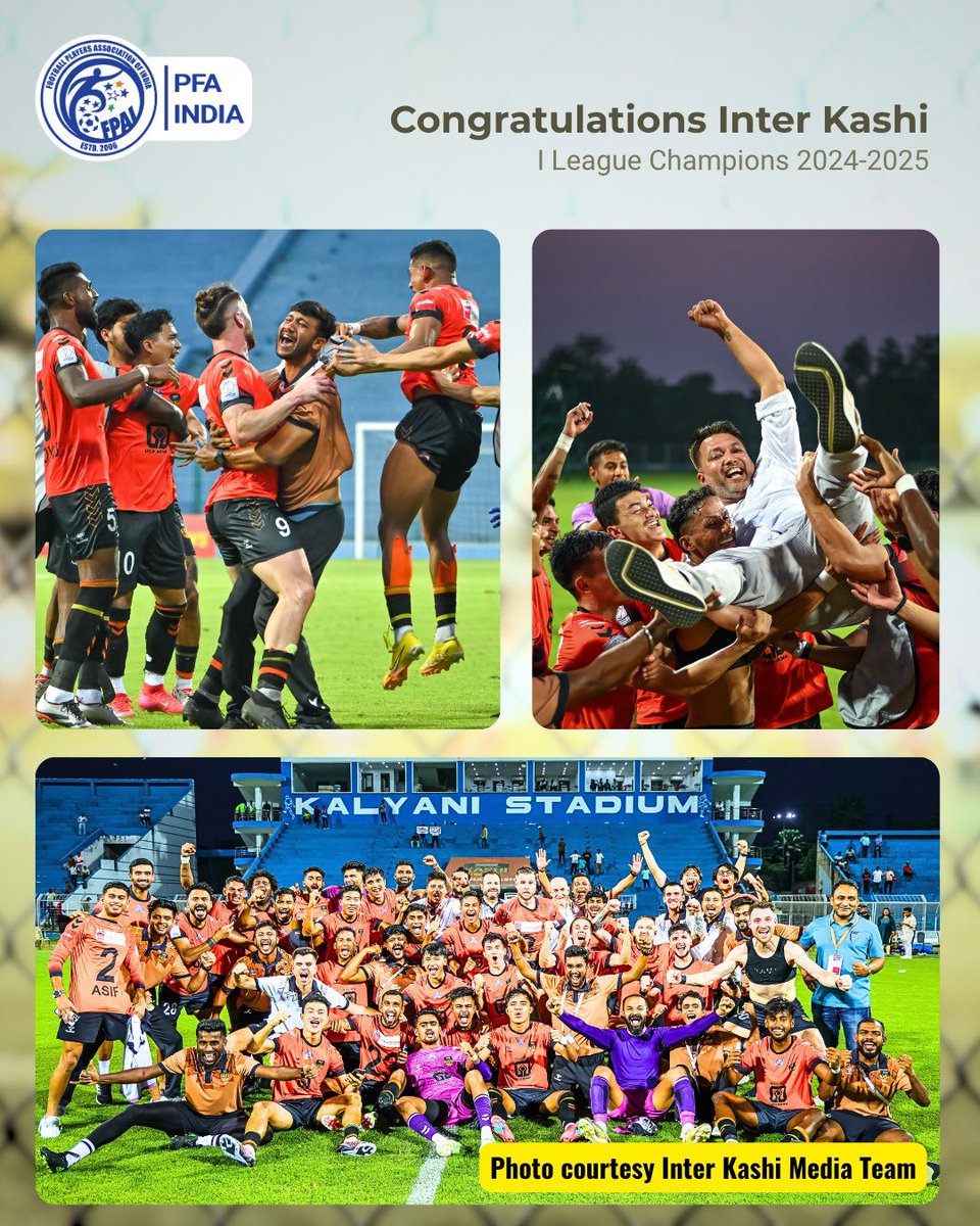 I league champions 2024-25 #InterKashi . 

#PFAIndia #FPAI