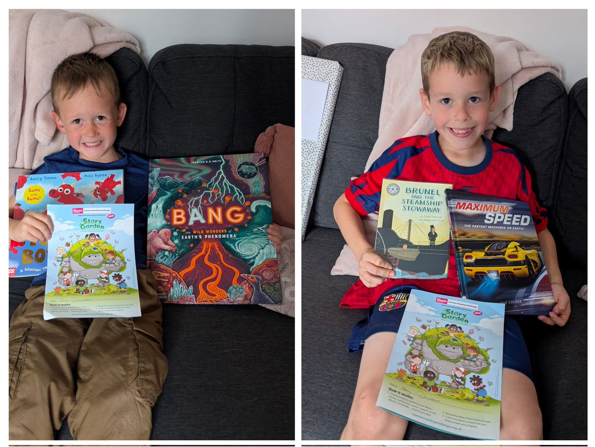 CLou36's tweet photo. @MissNaylor_IA @MissWrigley1 @InspireMrsP @Inspire_Ashton. Summer reading challenge commenced https://t.co/fw4pDdz38t
