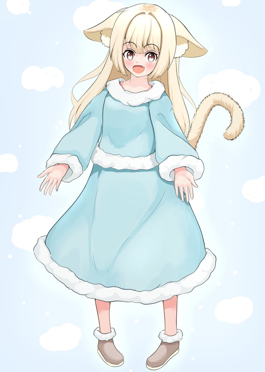 garu003's tweet image. 全てを包み込んでくれる癒しのふわふわネコ🐈🐈
ねこみみサイズアップ✨