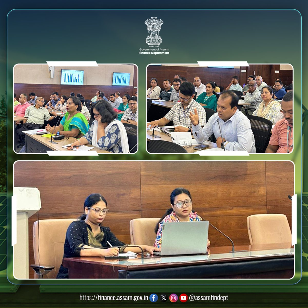 AssamFinDept's tweet image. A participative step towards environmental sustainability! A Consultative Workshop on Green Budget & Divyang Budget was held on 16 July at Janata Bhawan, Dispur by the Green Budget Cell, Finance Dept., with support from @CivicDataLab.
#GreenBudgeting