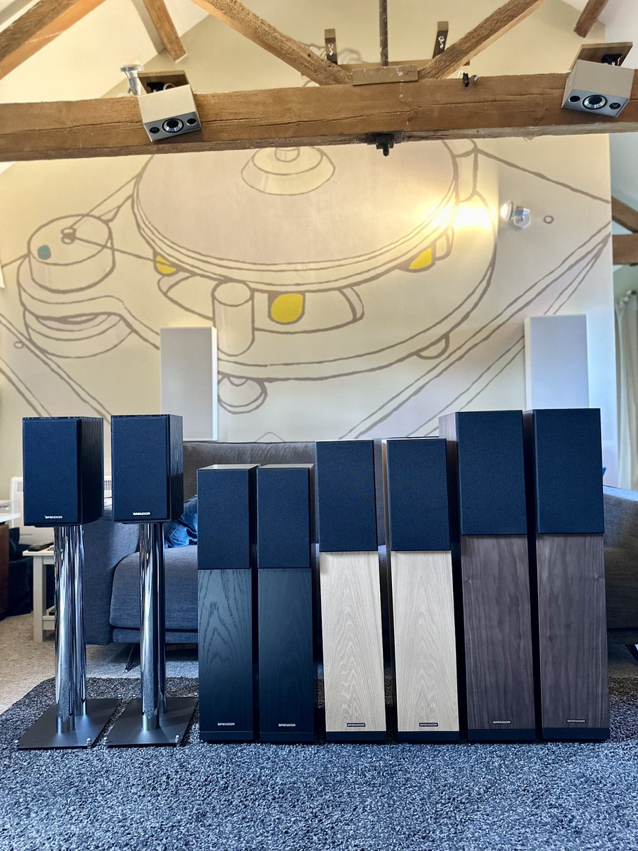 hifilounge's tweet photo. We’re delighted to have the full range of the new @spendoraudio A-Line Speakers on demo.

This new .2 range promises to be a step up in performance compared to the previous range which was really popular with our customers, can’t wait to have a listen and find out.

#spendor https://t.co/rEWbCMOD4G