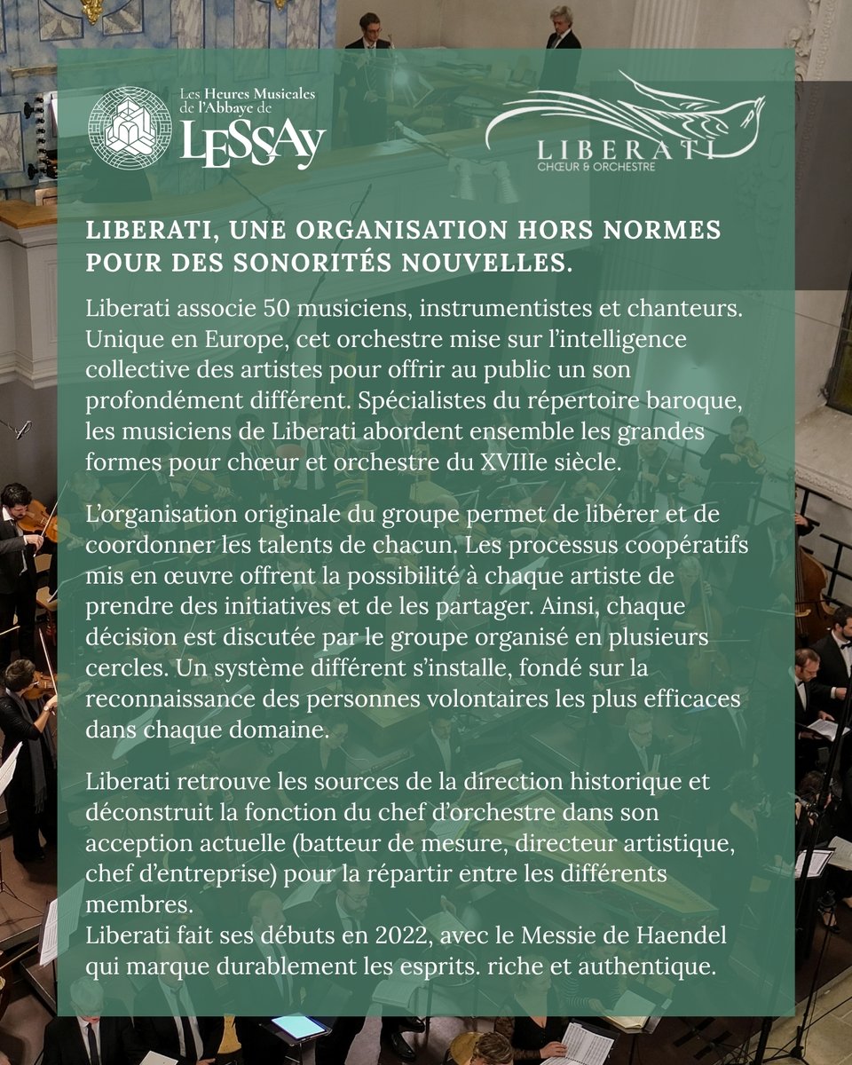 BenjaminAlard's tweet image. [Agenda] 🇫🇷
CONCERT | G.F. HAENDEL : LE MESSIE  HWV 56
Vendredi 1er AOÛT à 21h - Abbatiale de Lessay - 50430 #Lessay #Manche 
@HeuresdeLessay  
Avec Liberati, Chœur &amp;amp; Orchestre @SaskiaSalembier Anthea Pichanick @marcmauillon Florian Hille @MarcMeisel
👇👉 heuresmusicalesdelessay.com/concert/choeur…