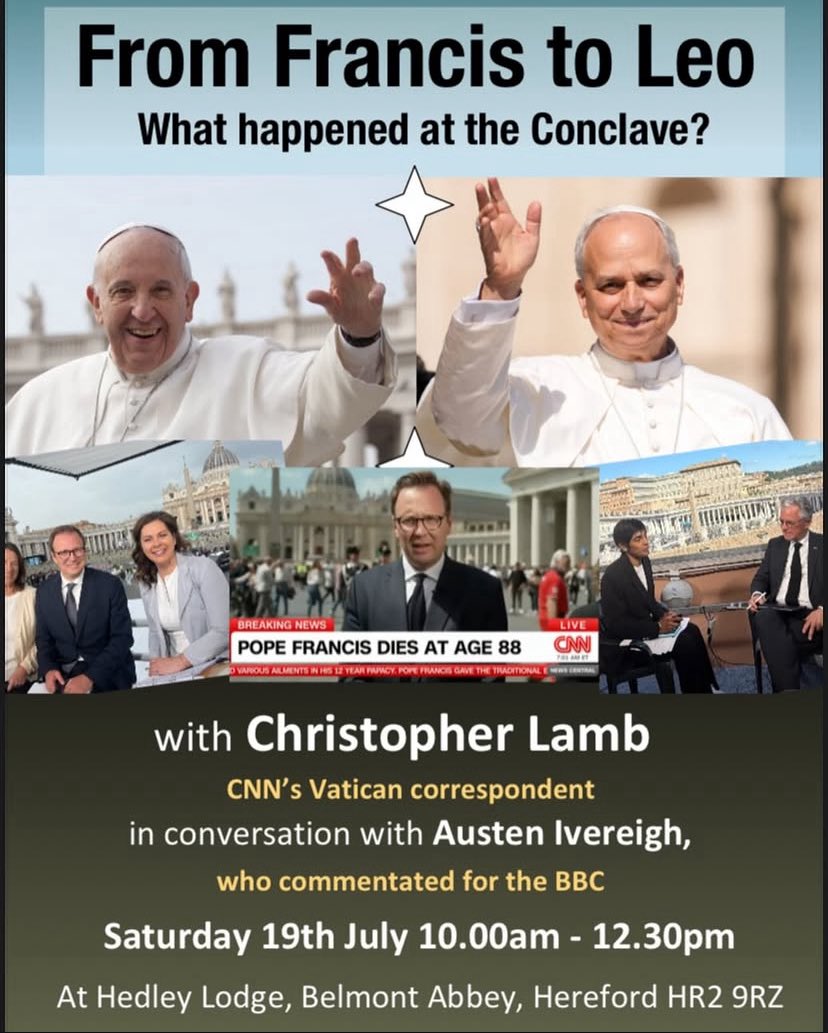 BelmontAbbeyUK's tweet image. Wonderful to welcome Chris Lamb & Austen Ivereigh to Belmont this morning. Great turn out too for this latest Deanery Talk from afar afield as Surrey and Germany!!!