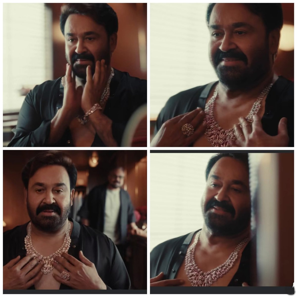 മലയാളത്തിലെ ഒരുവിധം നടന്മാർക്കും  “സ്ത്രൈണത”അഭിനയത്തിൽ മാത്രമല്ല,അവരുടെ പൊതുവേയുള്ള നടത്തിലും സംസാരത്തിലും നമുക്കത് കാണാം,ഈ പരസ്യത്തിലെ <a href="/Mohanlal/">Mohanlal</a> ആഭരണം ധരിച്ചുള്ള“ഭാവങ്ങൾ"പഴയകാല രാജാക്കന്മാരുടെ പോലെ വല്ല ഭാവത്തിലുള്ളത് ആയിരുന്നെങ്കിൽ ഈ “സ്ത്രൈണ കളിയാക്കൽ”ഒഴിവാക്കാമായിരുന്നു😌