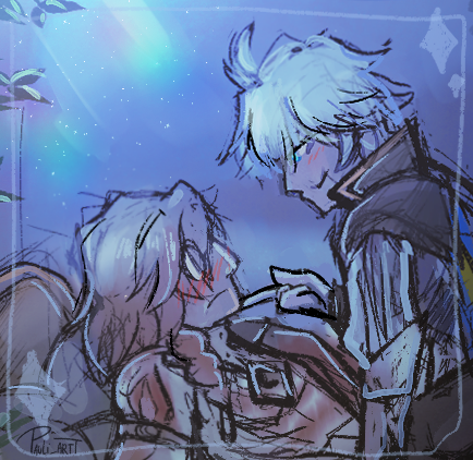 Another phaidei doodle :3
₊✩‧₊˚౨ৎ˚₊✩‧₊
#phaidei  #Phainon #Mydei