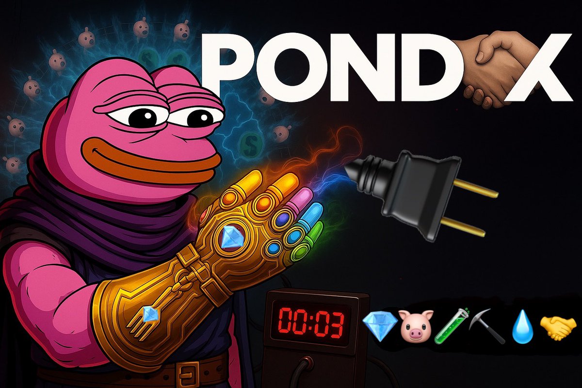 RootkitAlpha's tweet image. Plug in the 🔌
1T = $300K
The 💧 vault = $900K revenue per cycle
And we haven’t even hit full throttle yet…
The flywheel hasn’t even spun up.
You’re not bullish enough.
Wok out. Cock out. 🍆
💎🐷🧪⛏️💧🤝🔌
$PNDC $PORK $WPOND #POND0X