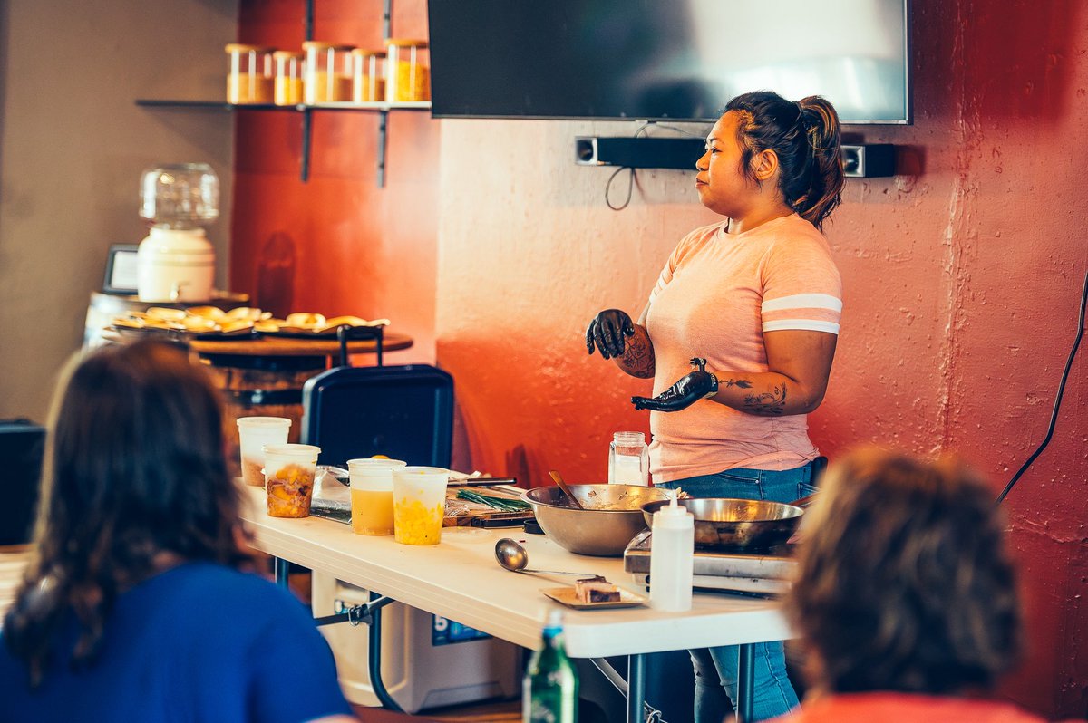 🎟️ Limited Premium Event Tickets Available! 🎟️ 
A Cross Cultural Fusion of Bourbon and Food with chef Nokee Bacayu 
Saturday, September 6 at 3:15 pm

In this innovative food and whiskey pairing, chef Bucayu draws on her family’s Filipino heritage to combine a trio of small bites: