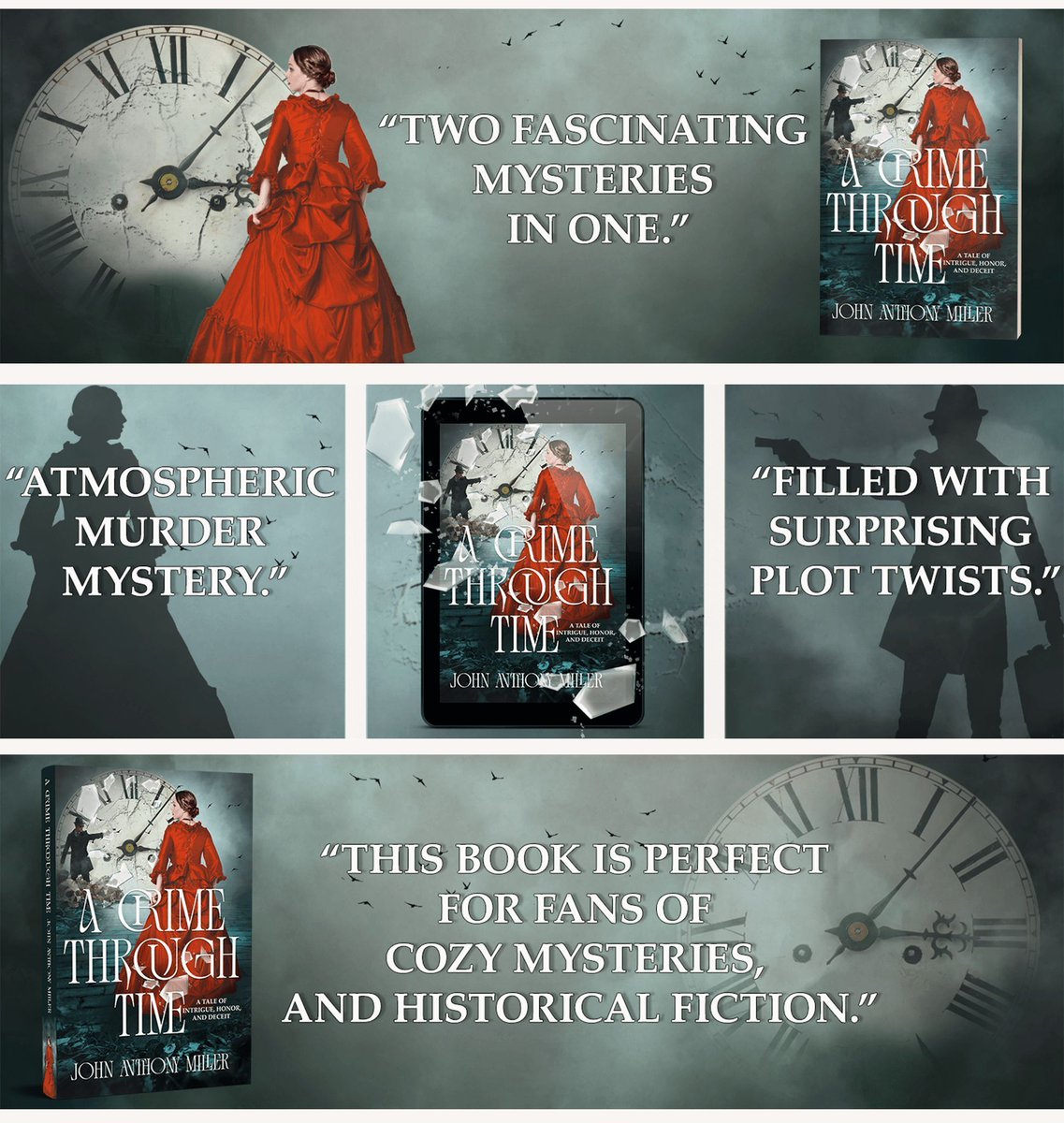 Kathleen Harryman (@kathleenharrym1) on Twitter photo A Crime Through Time by <a href="/authorjamiller/">John Anthony Miller</a>
Paris, 1874: An artist’s model is murdered.
Deauville, 1956: Eight old paintings hold clues to solving the crime.
#mystery #cozymystery #histfic #HistoricalFiciton #Thriller
buff.ly/4jEbdU3
#FREE w/ #KU
#Kindle #Paperback A Crime Through Time by <a href="/authorjamiller/">John Anthony Miller</a>
Paris, 1874: An artist’s model is murdered.
Deauville, 1956: Eight old paintings hold clues to solving the crime.
#mystery #cozymystery #histfic #HistoricalFiciton #Thriller
buff.ly/4jEbdU3
#FREE w/ #KU
#Kindle #Paperback