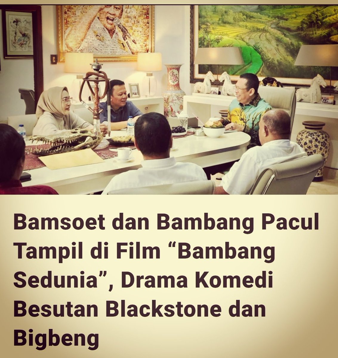 Komandan Bambang Pacul jadi ketua RW dan Bambang Soesatyo jadi ketua RT di Kampung Bambang dalam drama komedi inih..
Gayeng inih 😅

tvonenews.com/ekonomi/291616…