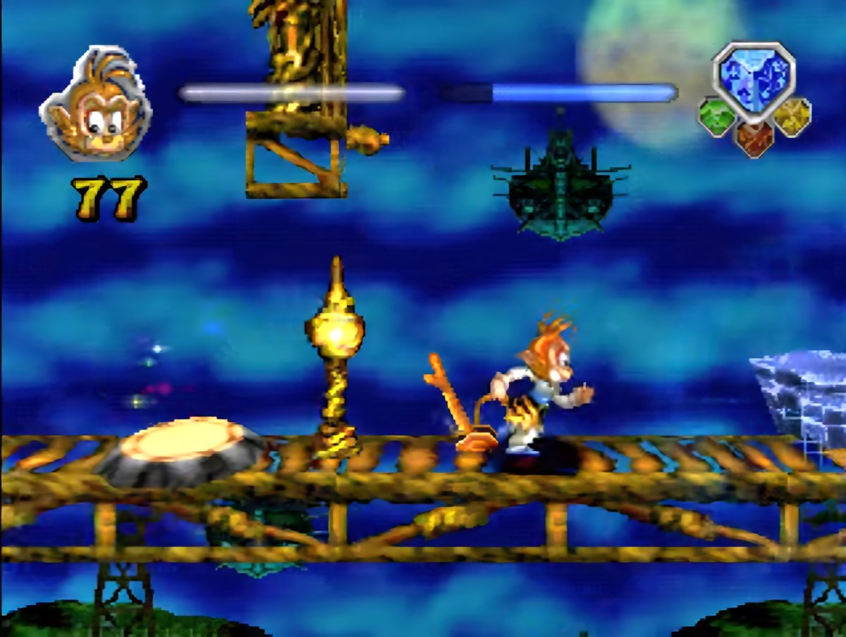 MH5X04's tweet image. 最近購入したPSから
【モンキーマジック MONKEY MAGIC】
奥行きのある横スクアクション🐒
サンソフトと書いていたら買うしかない!笑
発売してから今年で25周年だそうで👏
帯・ハガキ・訂正書付きの完品だったのでラッキーでした😄
#プレイステーション #PS1 #PS #レトロゲーム