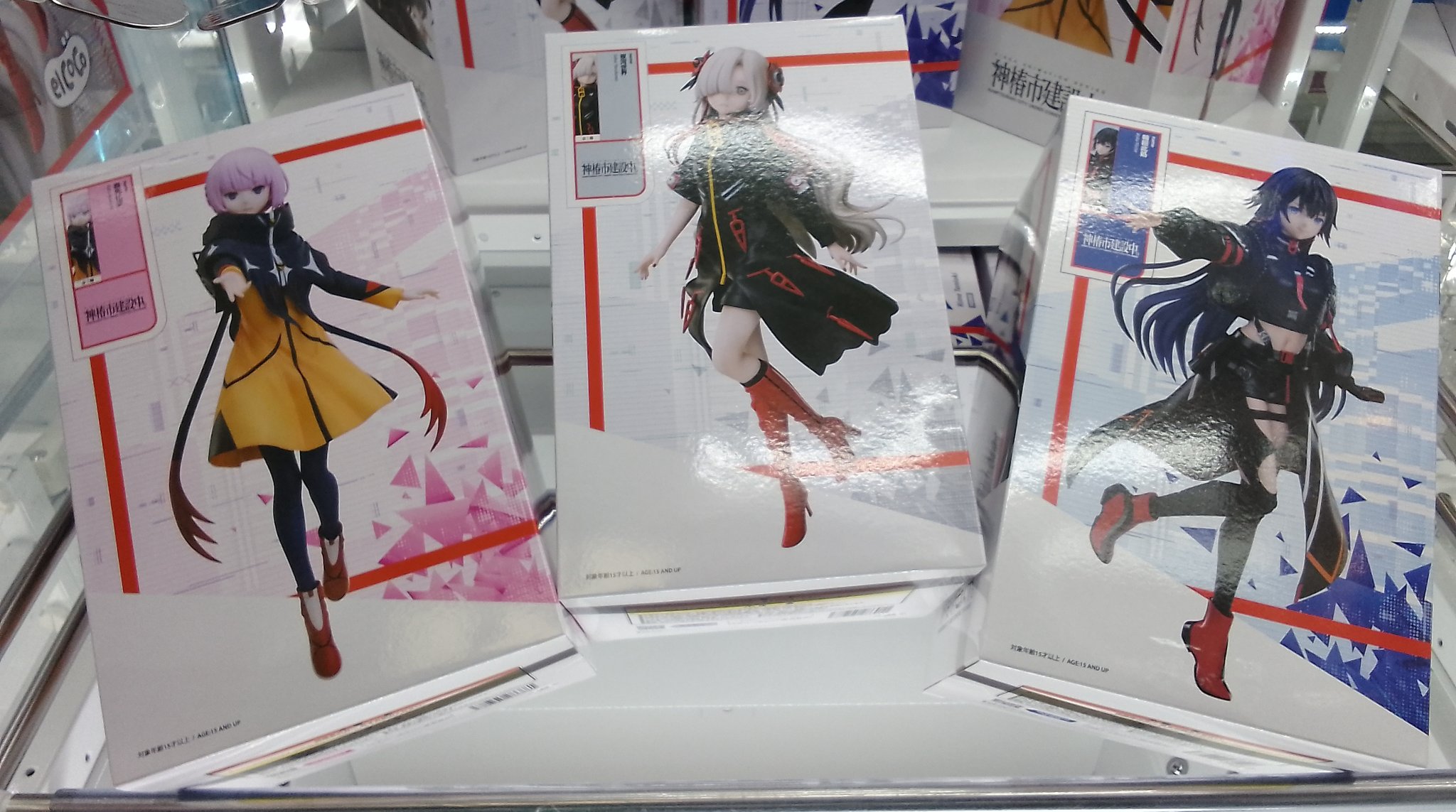 神椿市建設中。ラウンドワン限定 1/7スケール フィギュア 全5種セット