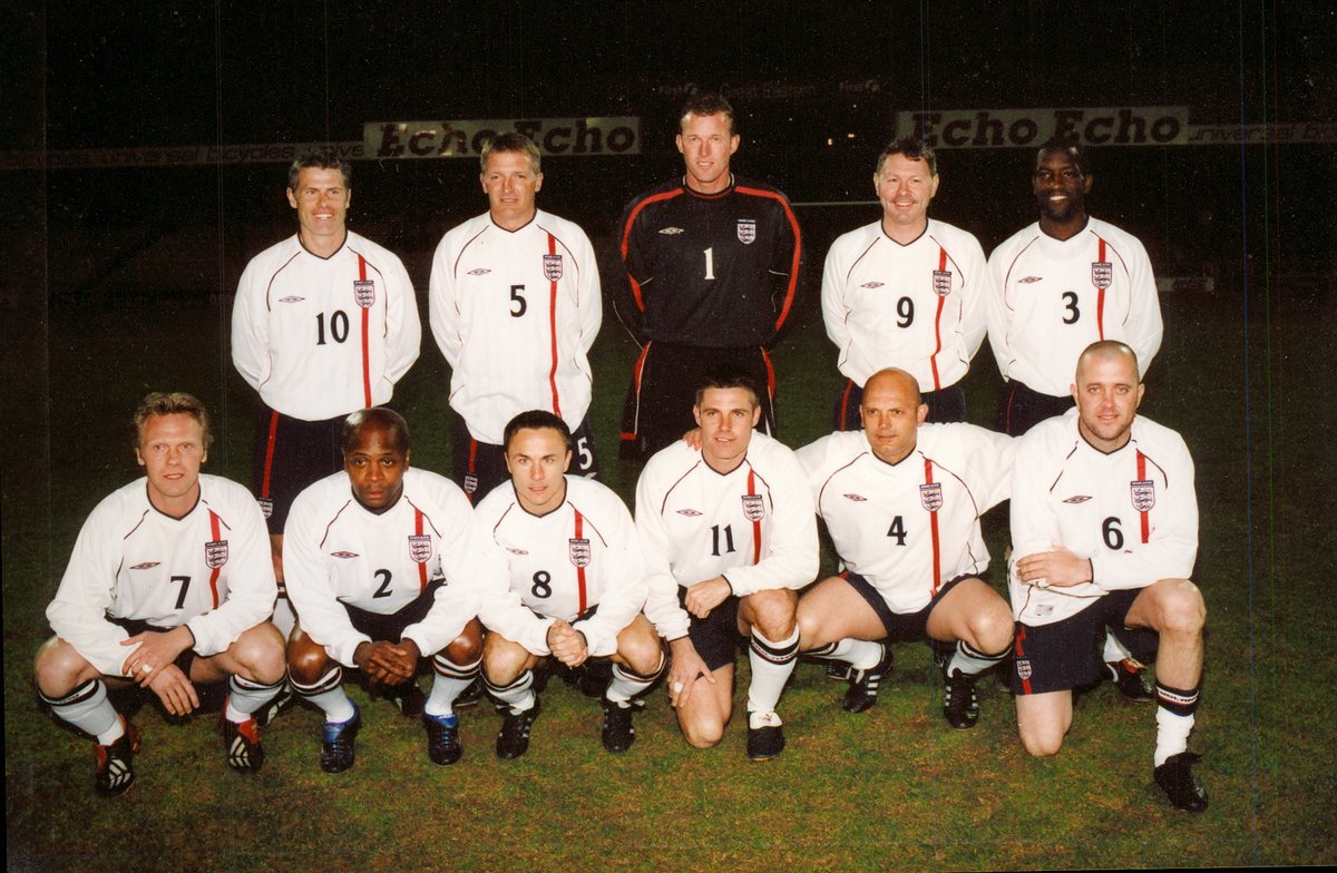 Steve Tilson Testimonial 2003 - Ex-England International XI
Anyone fancy trying to name them all?