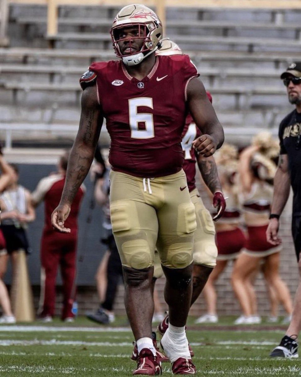 CentralNorvell's tweet image. We are 6️⃣ Saturdays away from Florida State football’s 2025 season opener versus Alabama.
Redshirt senior defensive tackle Darrell Jackson Jr. and redshirt senior wide receiver Gavin Blackwell wear the No. 6 jersey on the Seminoles’ roster. 🍢 #GoNoles #NoleFamily