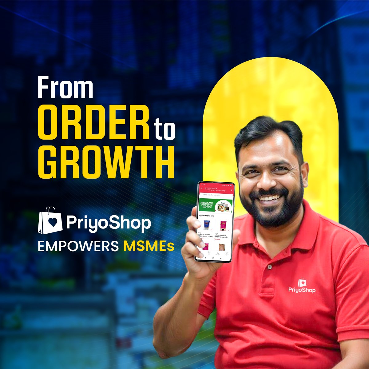 No more stock outs, unreliable deliveries, and wastage of time. Get a wow retail business experience by downloading the app play.google.com/store/apps/det… and be the smartest retailer. 

Experience unlimited profit growth with us!

#PriyoShop #ProfitGrowth #EmpoweringMSMEs #B2B #BD