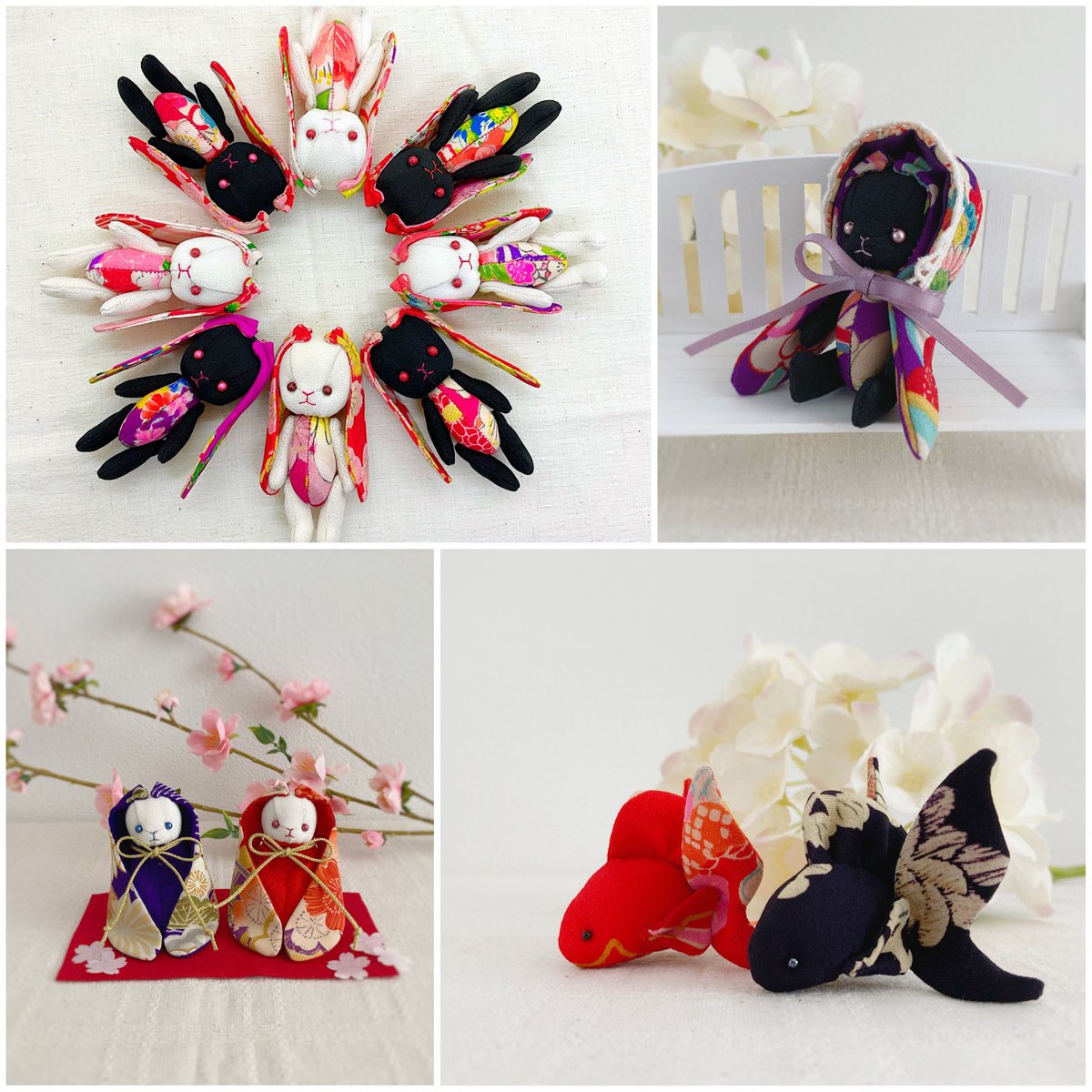 mangetu_ya's tweet image. 🐰ちりめん遊び満月や🐰
クラフトマーケット名古屋に参加します!
ちりめんや着物のハギレを使った
ぬいぐるみ達を連れて行きます🐰
🌸8/2のみ出展
🌸ブースNo.C-690
#クラマケ07RP #クラマケ07
@CRAFTMARKET6