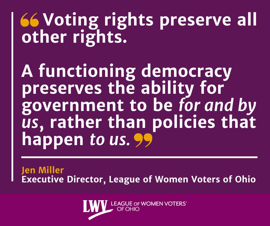 lwvohio's tweet image. Our Executive Director Jen Miller spoke in Medina as part of the Medina Mavens' Good Trouble Lives On event to talk about why we have been working for more than 100 years to make democracy work for everyone
#GoodTroubleLivesOn