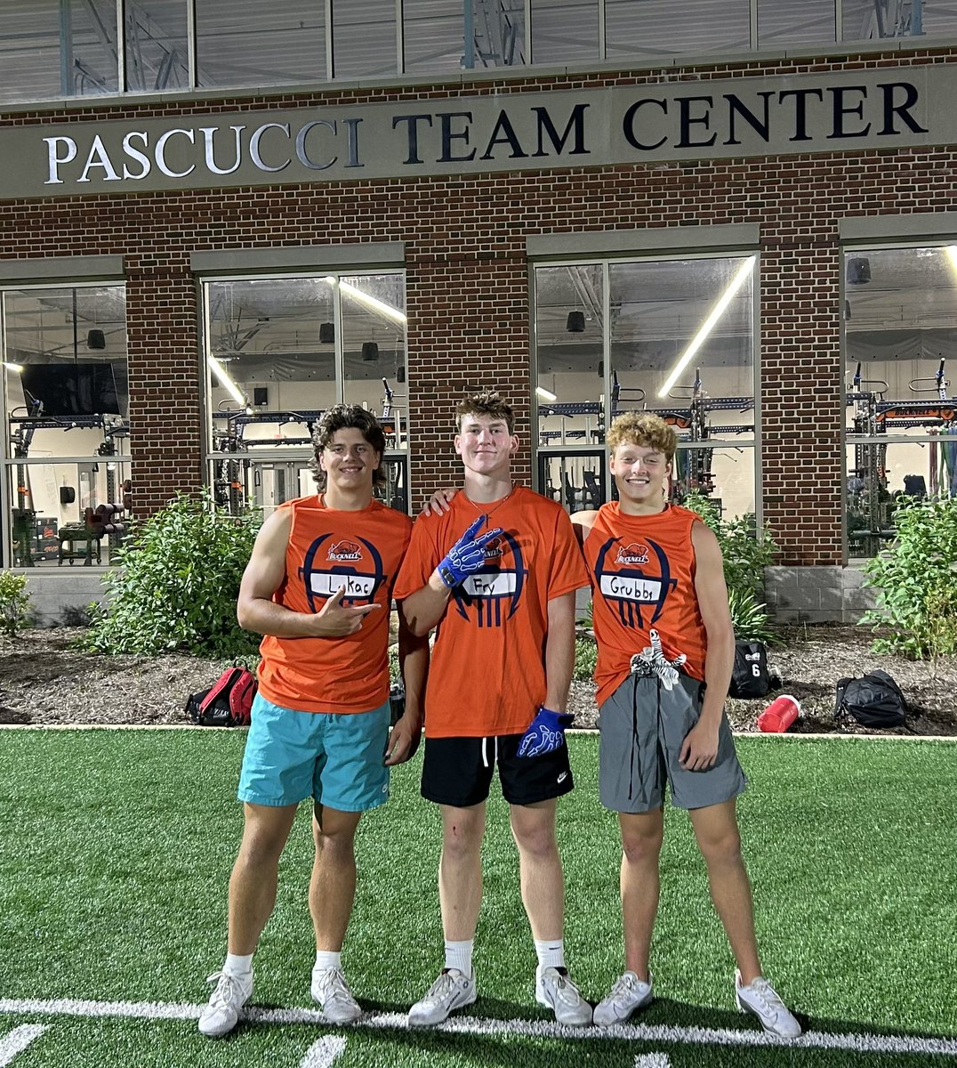 Anderson “AJ” Fry (@ajfry23) on Twitter photo I really enjoyed my experience at Bucknell football camp yesterday with some of my teammates. Big shout out and thank you to their coaching staff for their time and instruction.
<a href="/Bucknell_FB/">Bucknell Football</a>
<a href="/DaveCecchini/">Dave Cecchini</a>
<a href="/Coach_D_Folmar/">Drew Folmar</a>
<a href="/Coach_Bowers/">Chris Bowers</a>
<a href="/McNeilParker/">Coach McNeil Parker</a>
<a href="/CoachCos16/">Sam Costantino</a> I really enjoyed my experience at Bucknell football camp yesterday with some of my teammates. Big shout out and thank you to their coaching staff for their time and instruction.
<a href="/Bucknell_FB/">Bucknell Football</a>
<a href="/DaveCecchini/">Dave Cecchini</a>
<a href="/Coach_D_Folmar/">Drew Folmar</a>
<a href="/Coach_Bowers/">Chris Bowers</a>
<a href="/McNeilParker/">Coach McNeil Parker</a>
<a href="/CoachCos16/">Sam Costantino</a>
