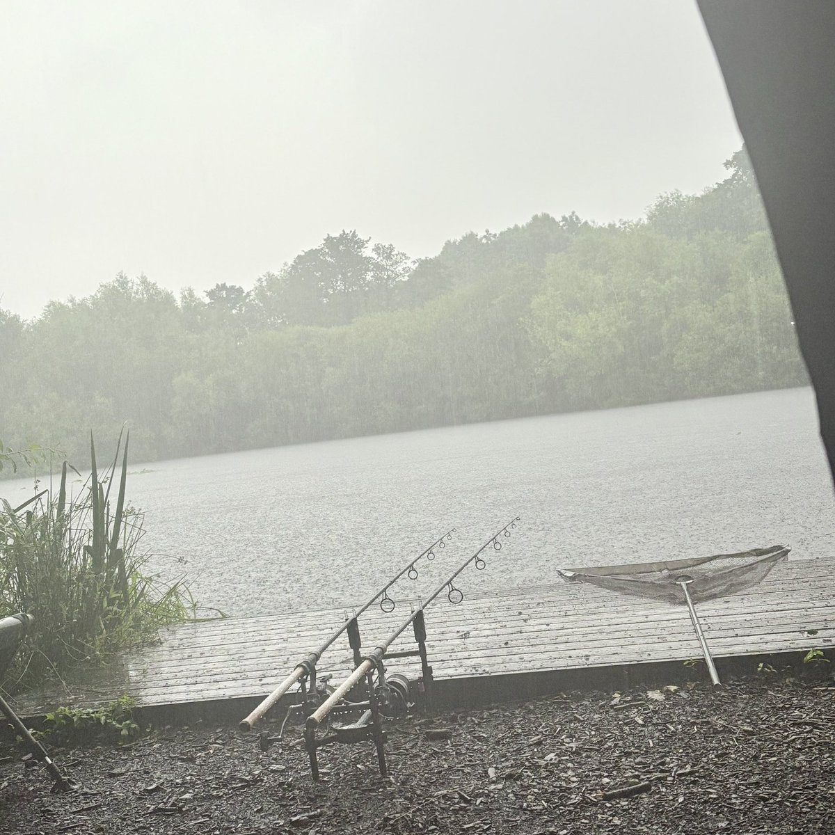 Lloyd_Robson7's tweet image. It’s a bit wet, but feels great for a Carp 👍🏻🎣