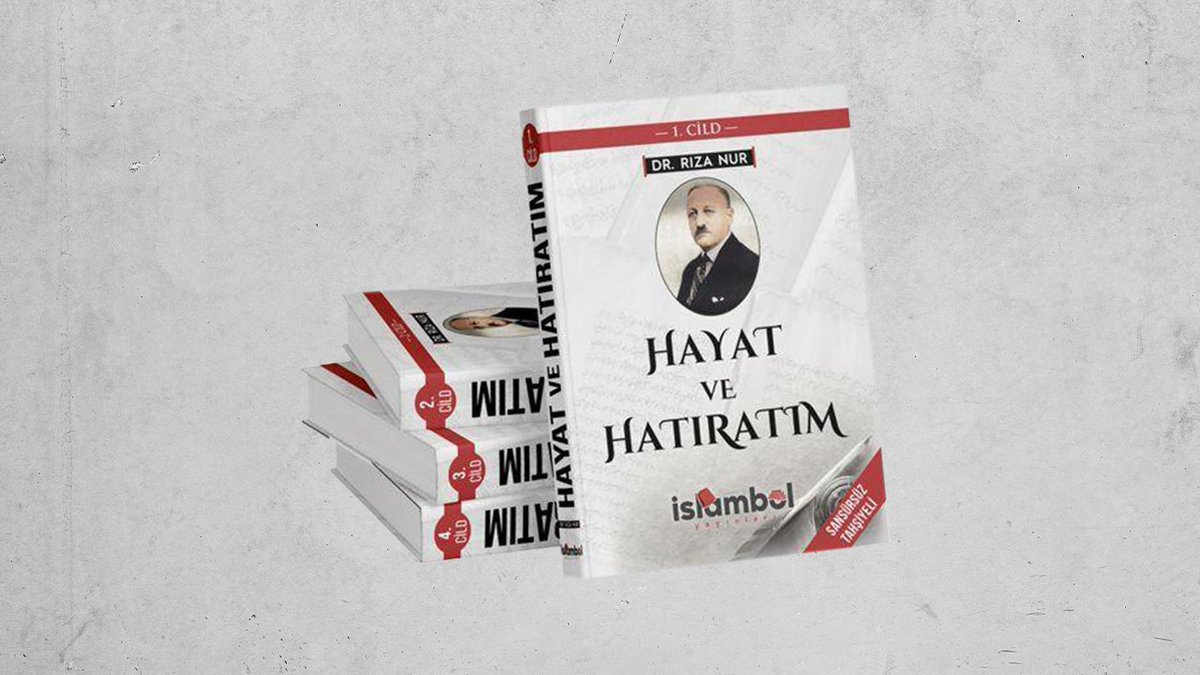 Dr. Rıza Nur’un “Hayat ve Hatıratım” adlı 4 ciltlik eseri çıktı!

Fiyat: 1200 TL 
Kargo: Ücretsiz

*Siparişleriniz için mesaj atınız!