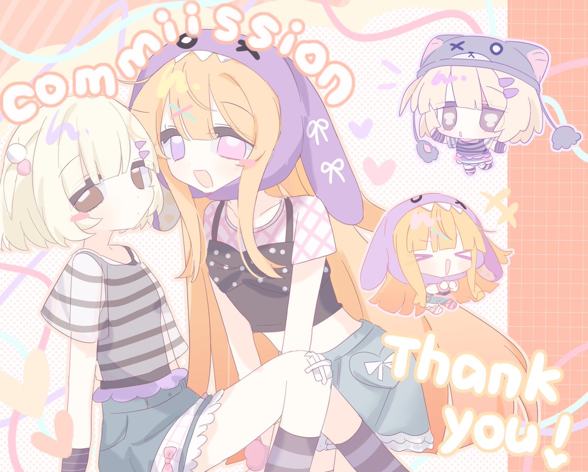 Seasealicecool's tweet image. ＃skeb
感谢您的委托🧡💜💛