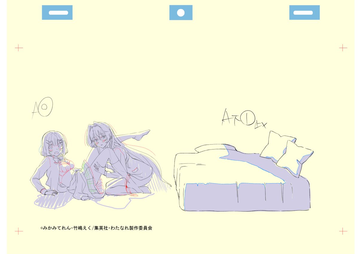 わたなれアニメ 担当範囲LO作監修正です。（掲載許可済）（今までのも