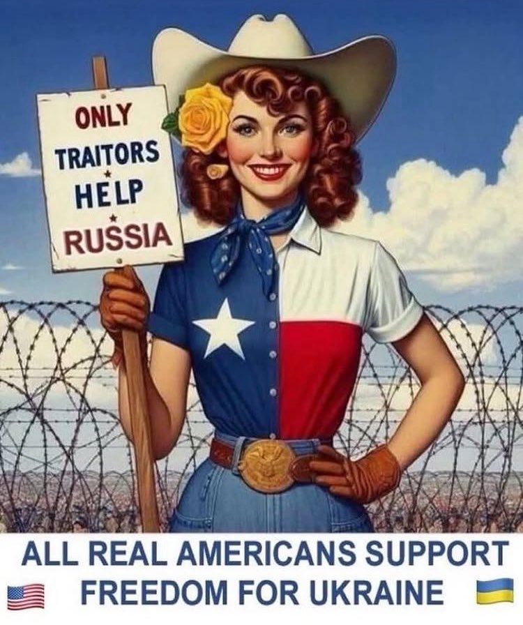 Did y’all know that Ukraine is slightly smaller than Texas but they’re beating the damn Russkiys, the biggest country on earth?

So pass the ammunition and 
Remember the Azovstal!
They died for freedom!