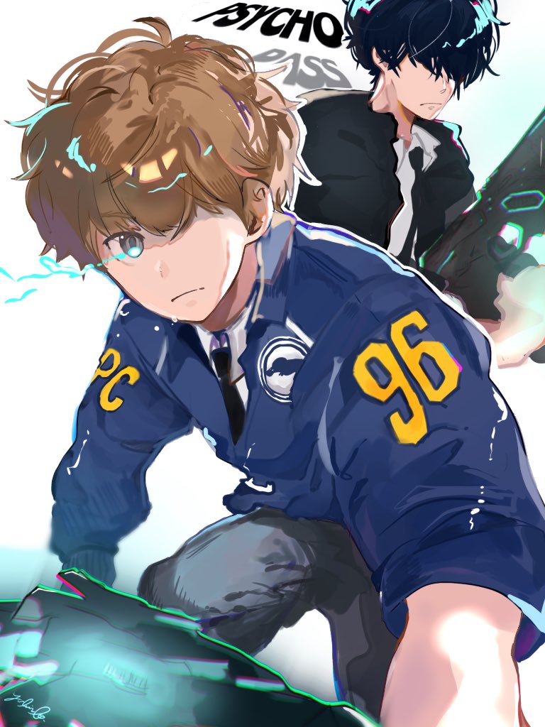 yukinko_0987's tweet image. 鴨ロン×PSYCHO-PASSパロ
色味差分。