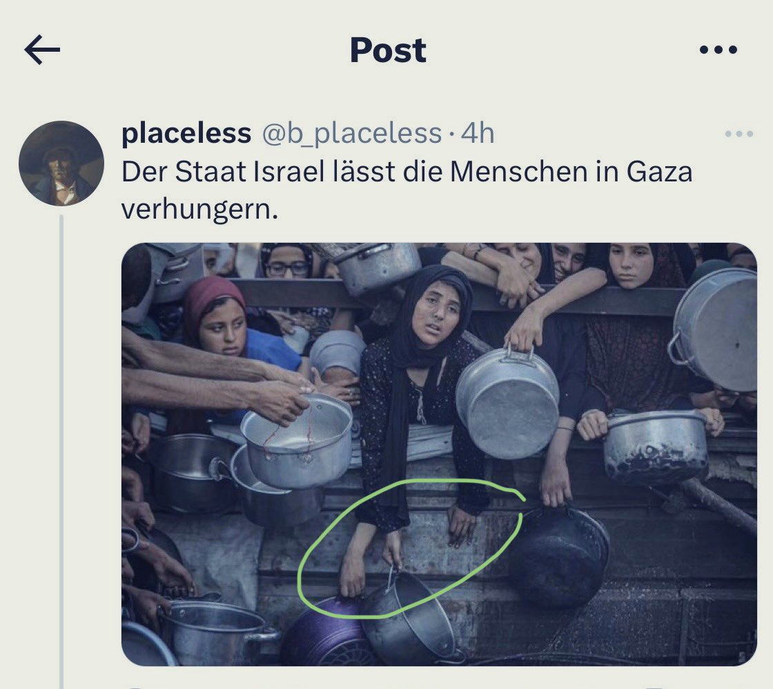 Regendelfin's tweet image. Das einzige, was bei diesem Nahost-Experten verhungert, sind deine Hirnzellen, wenn du dir diesen intellektuellen Sondermüll ernsthaft regelmäßig reinziehst.
#DreiArmeFürEinHamaslujah