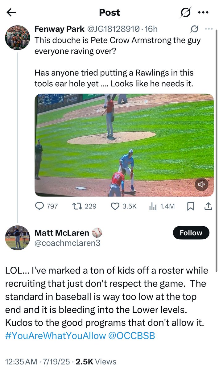 FullCountTommy's tweet photo. Maybe my man Matt should start allowing those types of players 🤔🤔🤔 https://t.co/KYN52Z5BnE