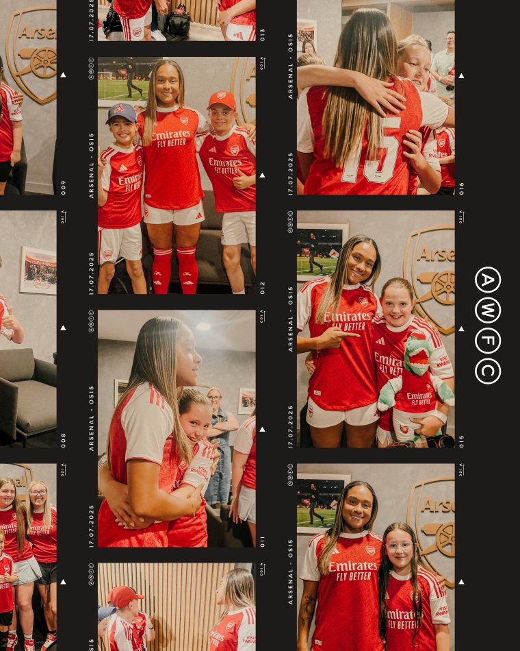ArsenalWFC's tweet image. A warm welcome to the Arsenal family 🥰
We surprised a group of our youngest season ticket holders at Emirates Stadium as the very first supporters to meet Olivia Smith 🤩
